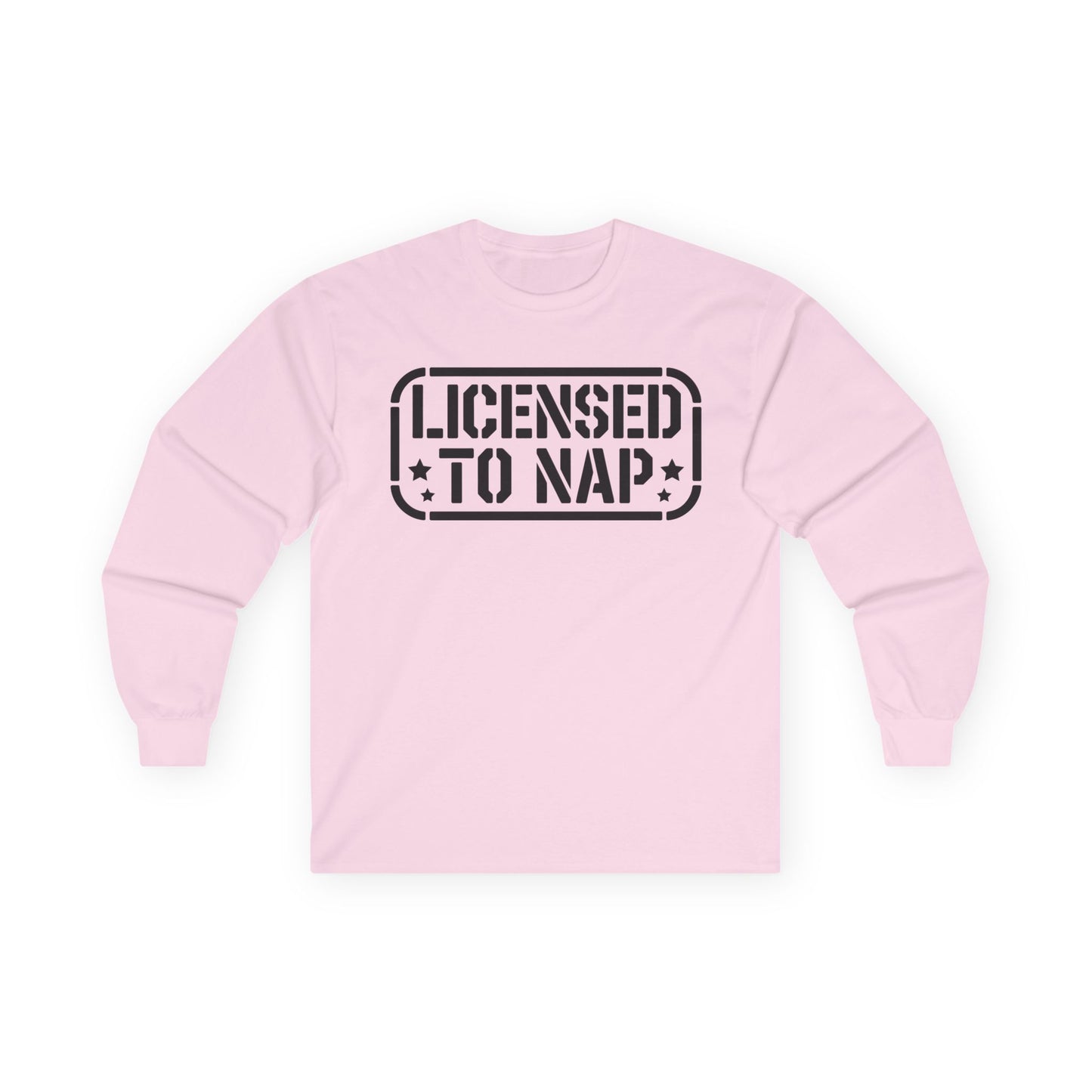 Licensed to Nap Unisex Long-Sleeve T-Shirt — Funny Napper Shirt