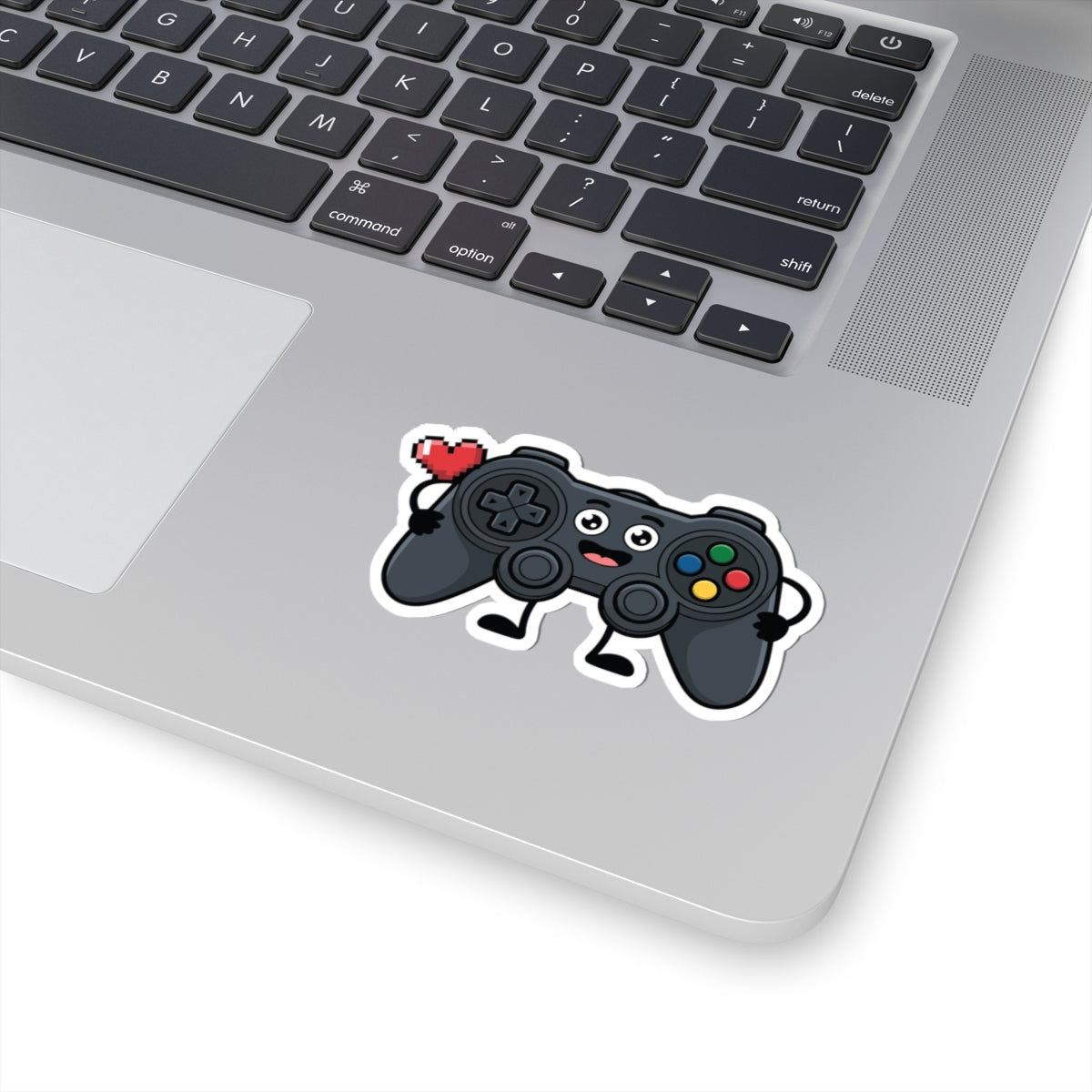 TEEZOCA gaming sticker cartoon controller with colorful buttons and face