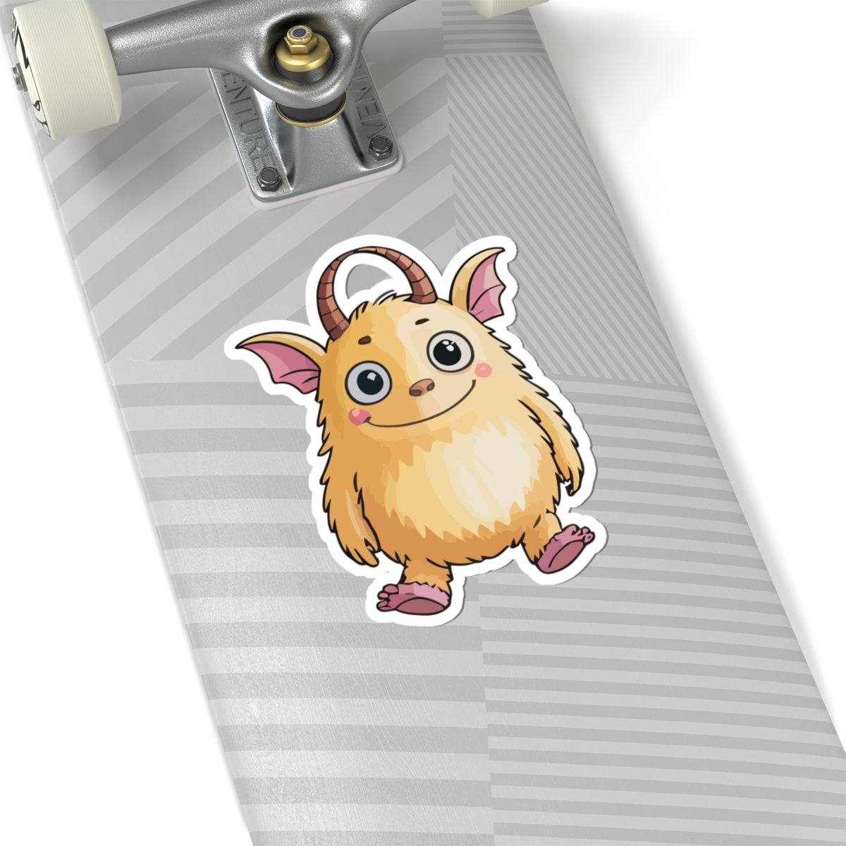 TEEZOCA cute fluffy monster sticker cartoon creature