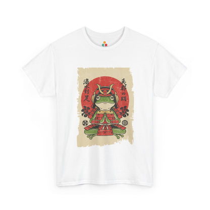 Frog Samurai Meditating Vintage Japanese Ukiyo-e Graphic T-Shirt