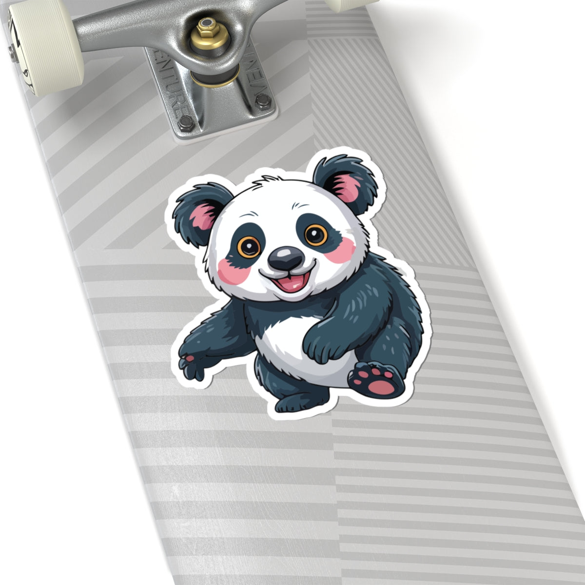TEEZOCA cute panda sticker smiling cartoon bear