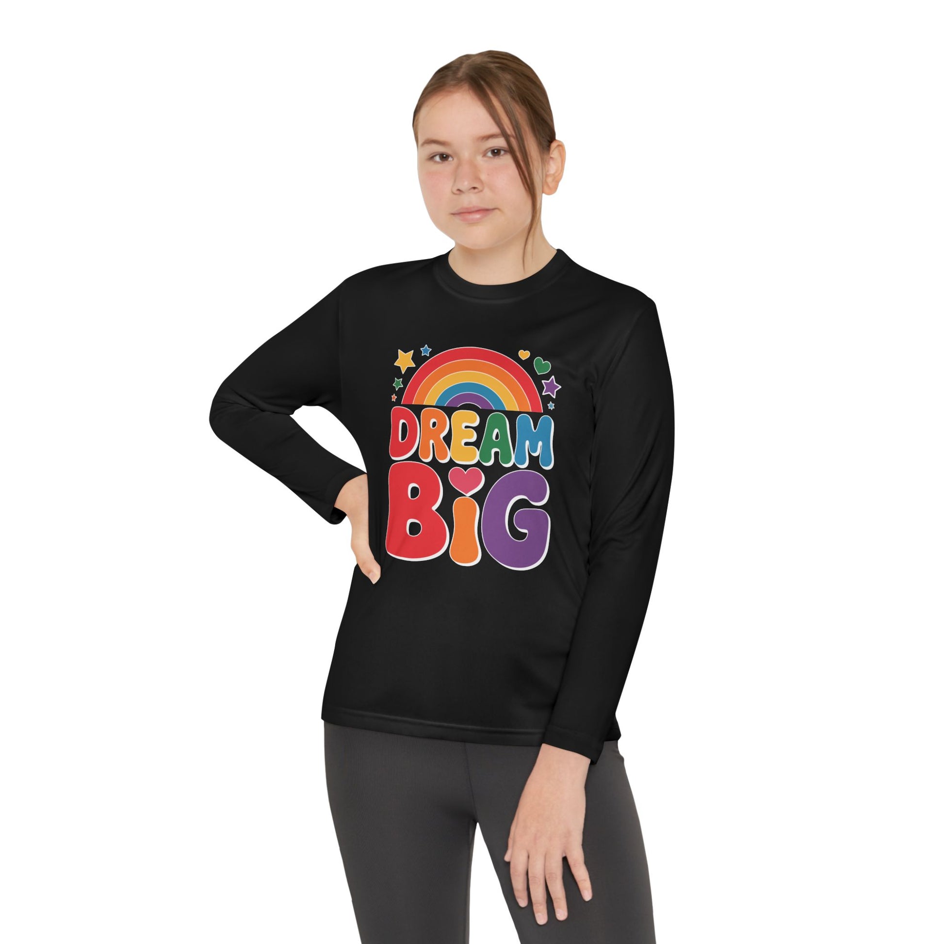 Dream Big Kids Long Sleeve T-Shirt TEEZOCA
