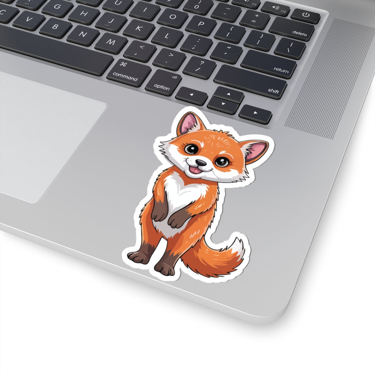 TEEZOCA cute standing fox sticker cartoon animal