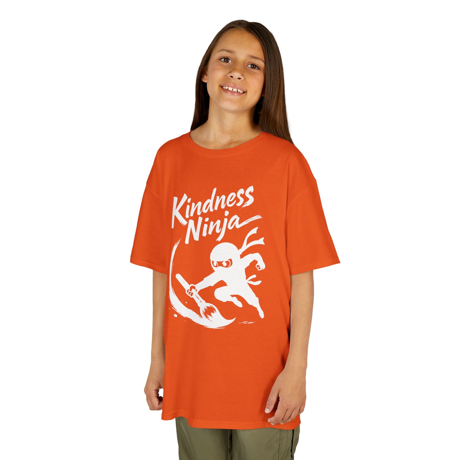 Kindness Ninja Kids T-shirt for Unity Day Anti-Bullying | TEEZOCA 