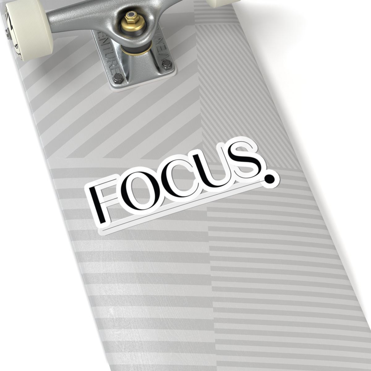 TEEZOCA focus minimalist sticker clean typography productivity design
