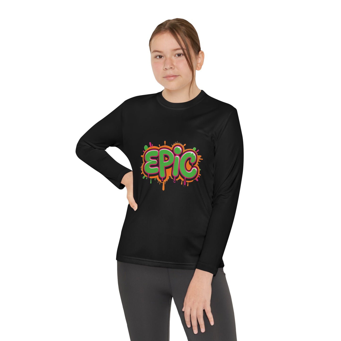 EPIC Graffiti Style Kids Long Sleeve T-Shirt | TEEZOCA 