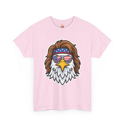 Patriotic Bald Eagle Mullet USA Flag Sunglasses T-Shirt – 4th of July 250th Anniversary Gift | TEEZOCA 