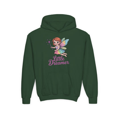 Little Dreamer Fairy Youth Hoodie - Cute Kids Hooded Sweatshirt TEEZOCA