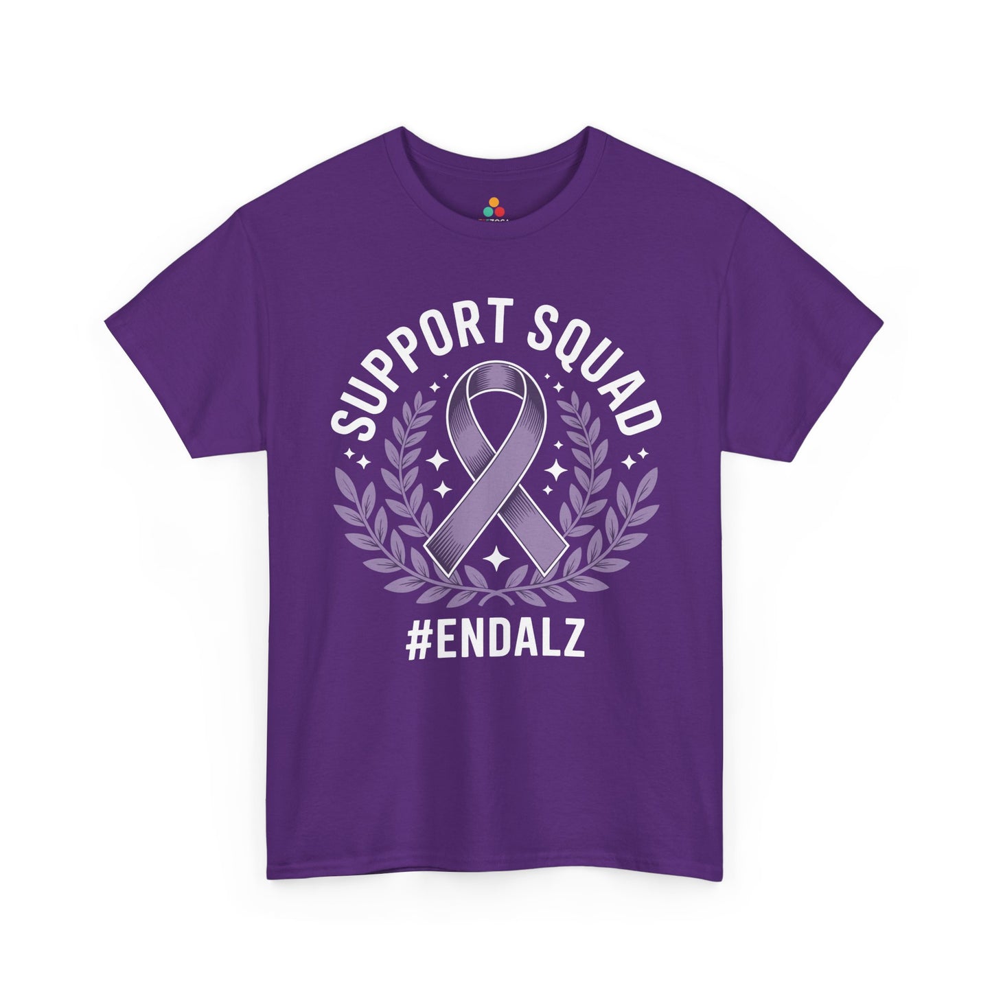 Support Squad #ENDALZ Alzheimer Awareness Unisex T-shirt | TEEZOCA 