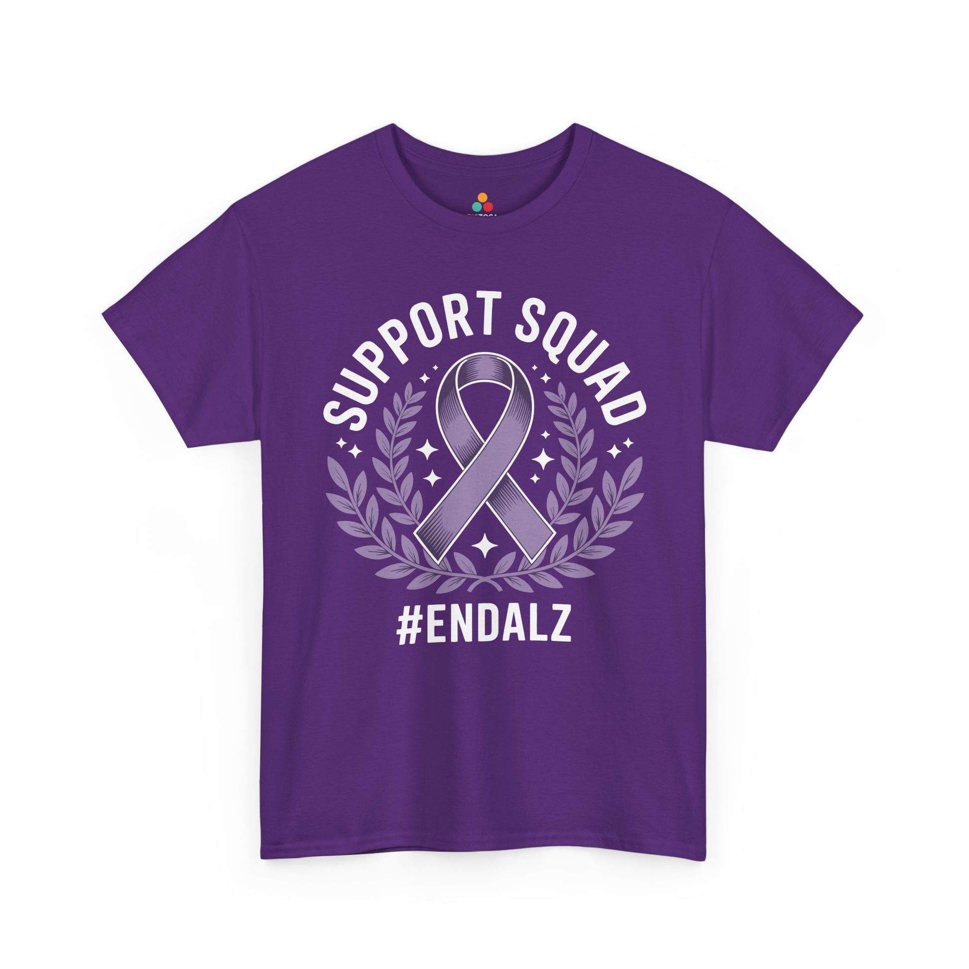 Support Squad #ENDALZ Alzheimer Awareness Unisex T-shirt | TEEZOCA 