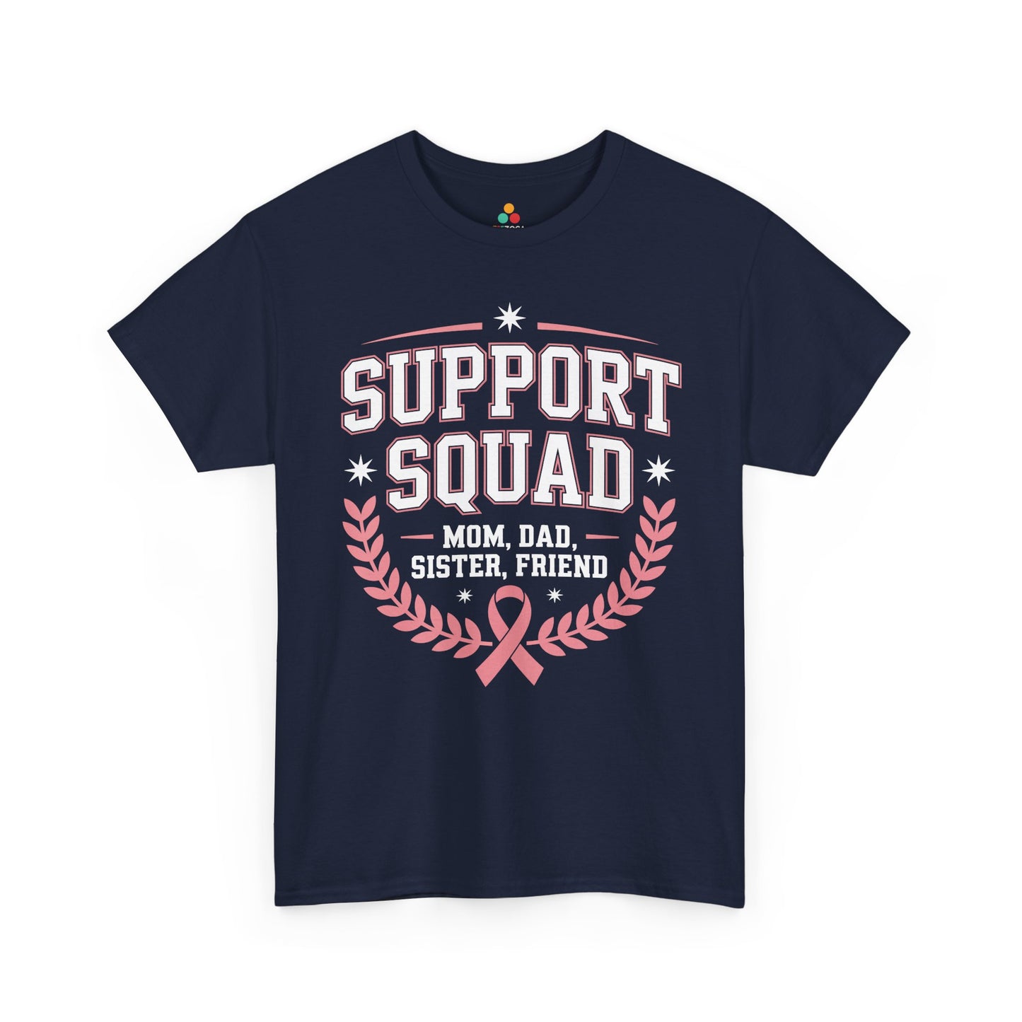 Support Squad Breast Cancer Awareness Unisex T-shirt | TEEZOCA 