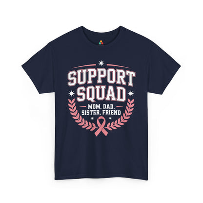 Support Squad Breast Cancer Awareness Unisex T-shirt | TEEZOCA 