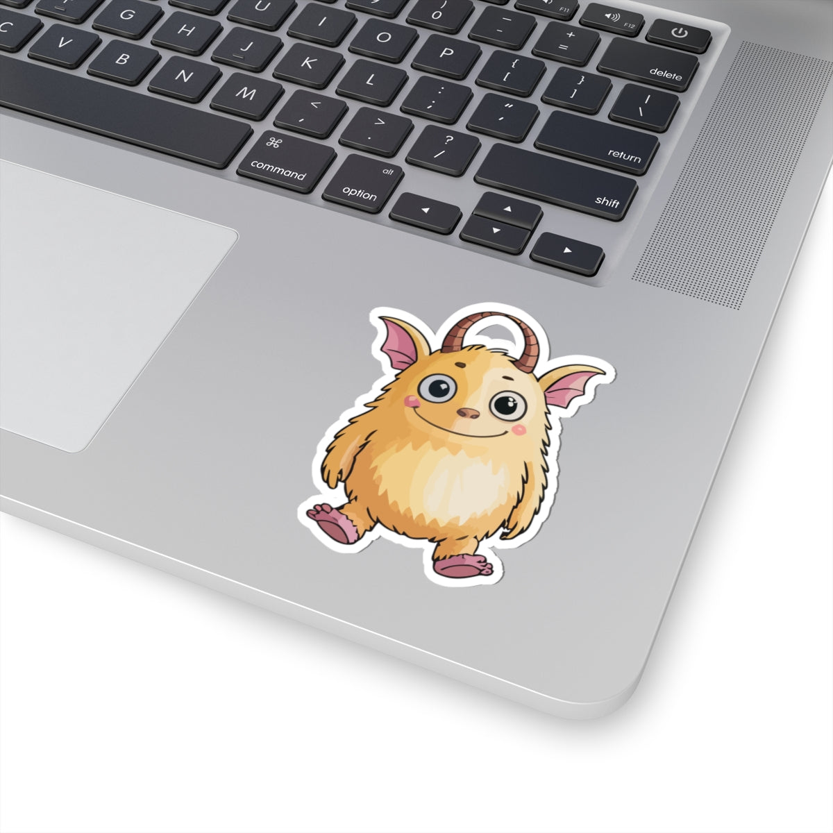 TEEZOCA adorable monster sticker with horns and big eyes