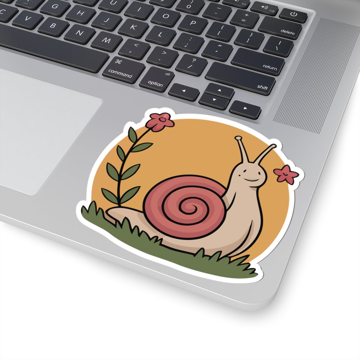 TEEZOCA cute snail sticker illustration