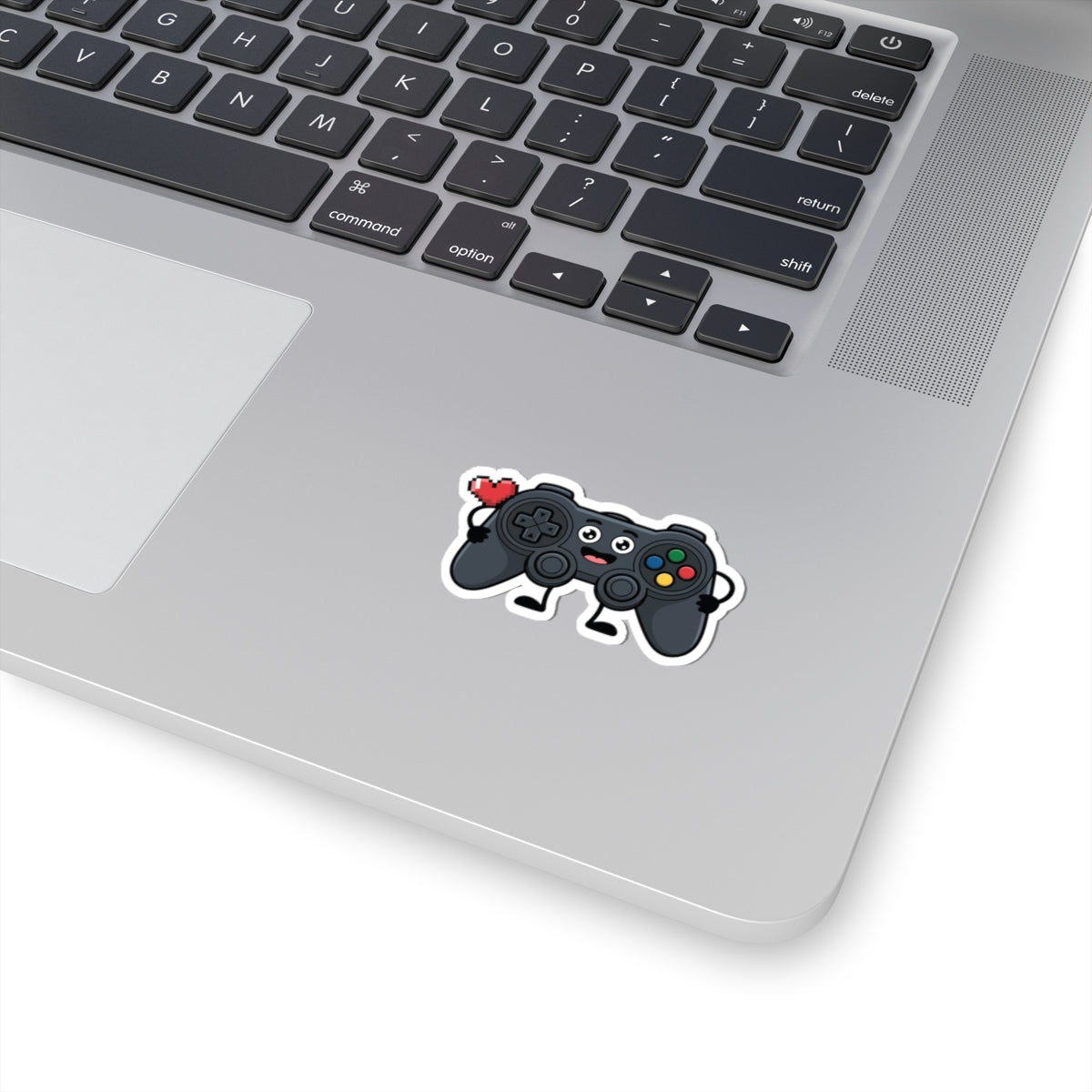 TEEZOCA gaming sticker cartoon controller with colorful buttons and face