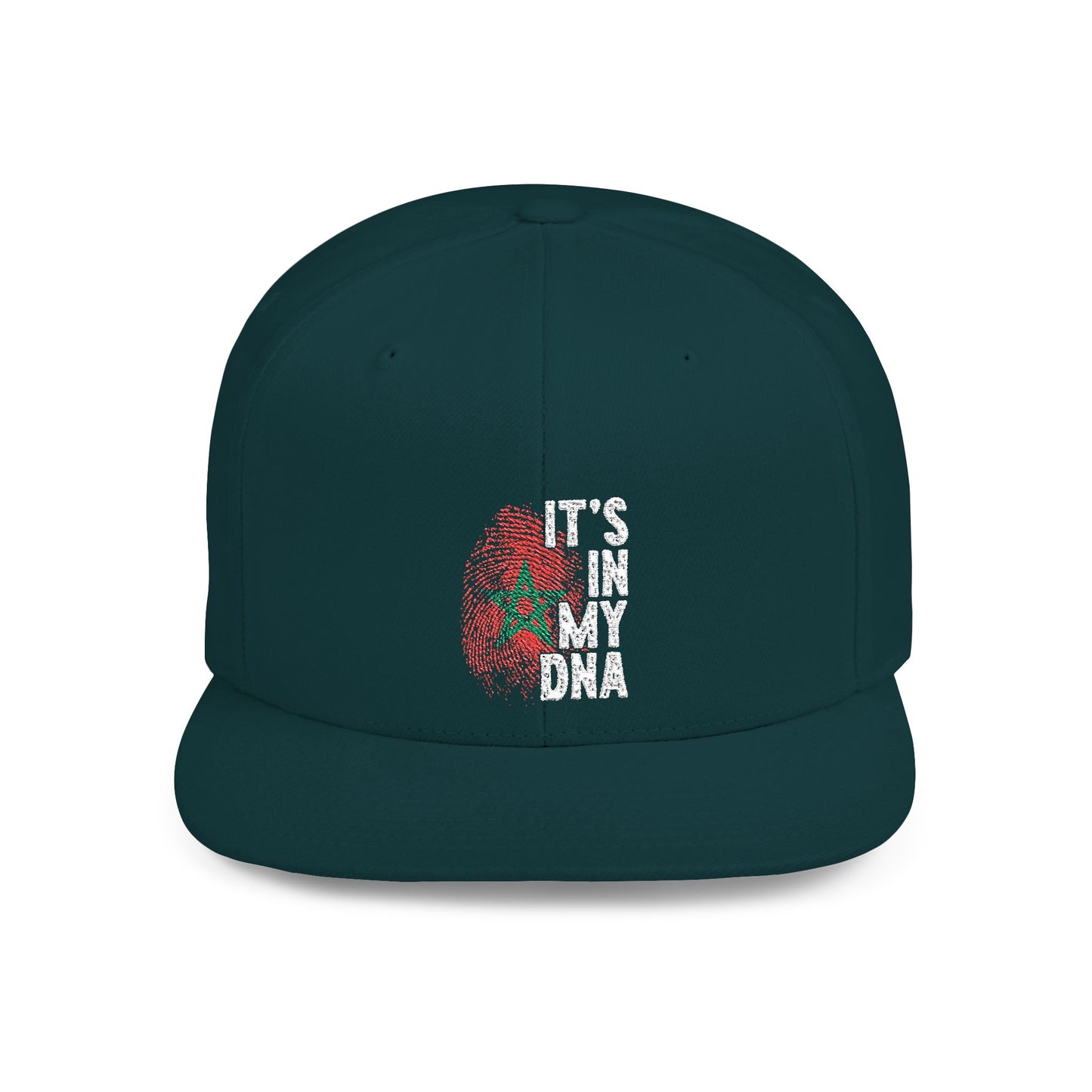 Morocco DNA Fingerprint Snapback Hat – Moroccan National Soccer Supporter Cap
