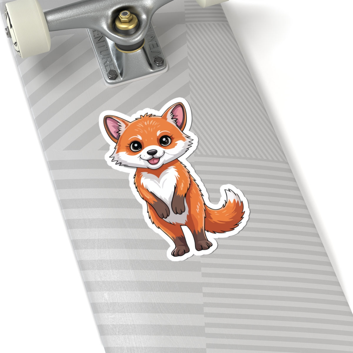 TEEZOCA cute standing fox sticker cartoon animal