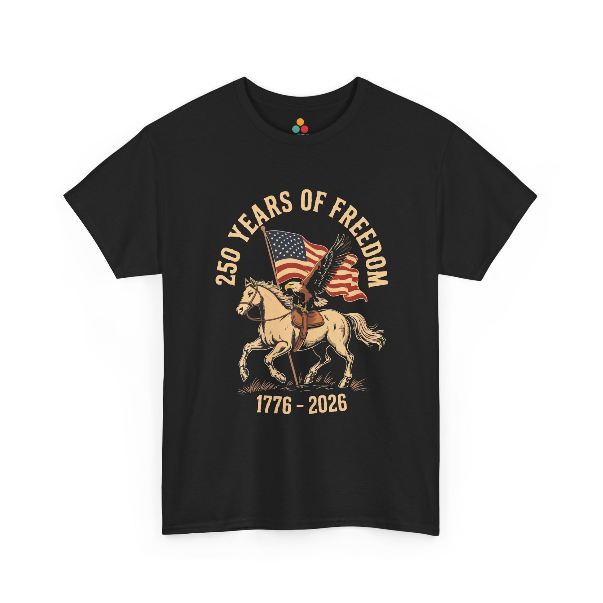 American Patriot Shirt — Vintage Patriotic Horse T-shirt for 2026 | TEEZOCA 