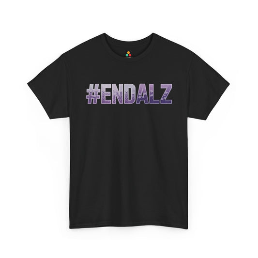 ENDALZ Alzheimer Awareness Hashtag Unisex T-shirt | TEEZOCA 