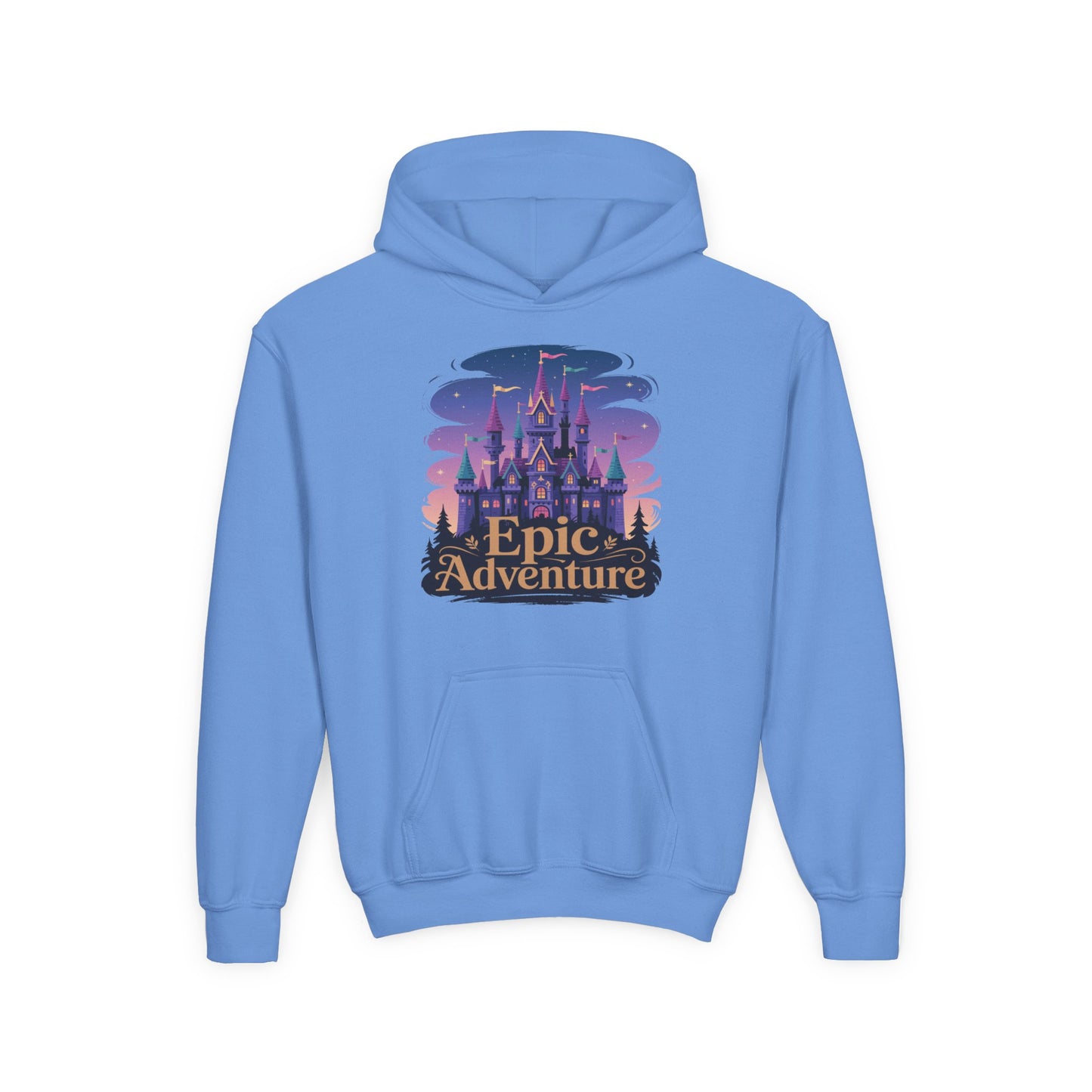 Children’s hoodie featuring magical castle storybook design TEEZOCA