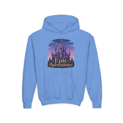 Children’s hoodie featuring magical castle storybook design TEEZOCA