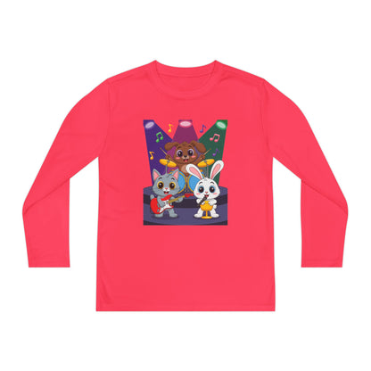 Cute Animal Band Kids Long Sleeve T-Shirt | TEEZOCA 
