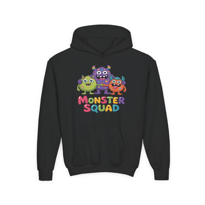 Youth Hoodie — Colorful "Monster Squad" Kids Pullover TEEZOCA