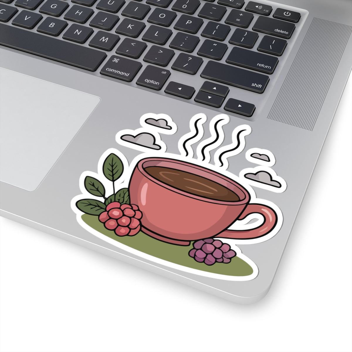 TEEZOCA cozy berry coffee sticker illustration