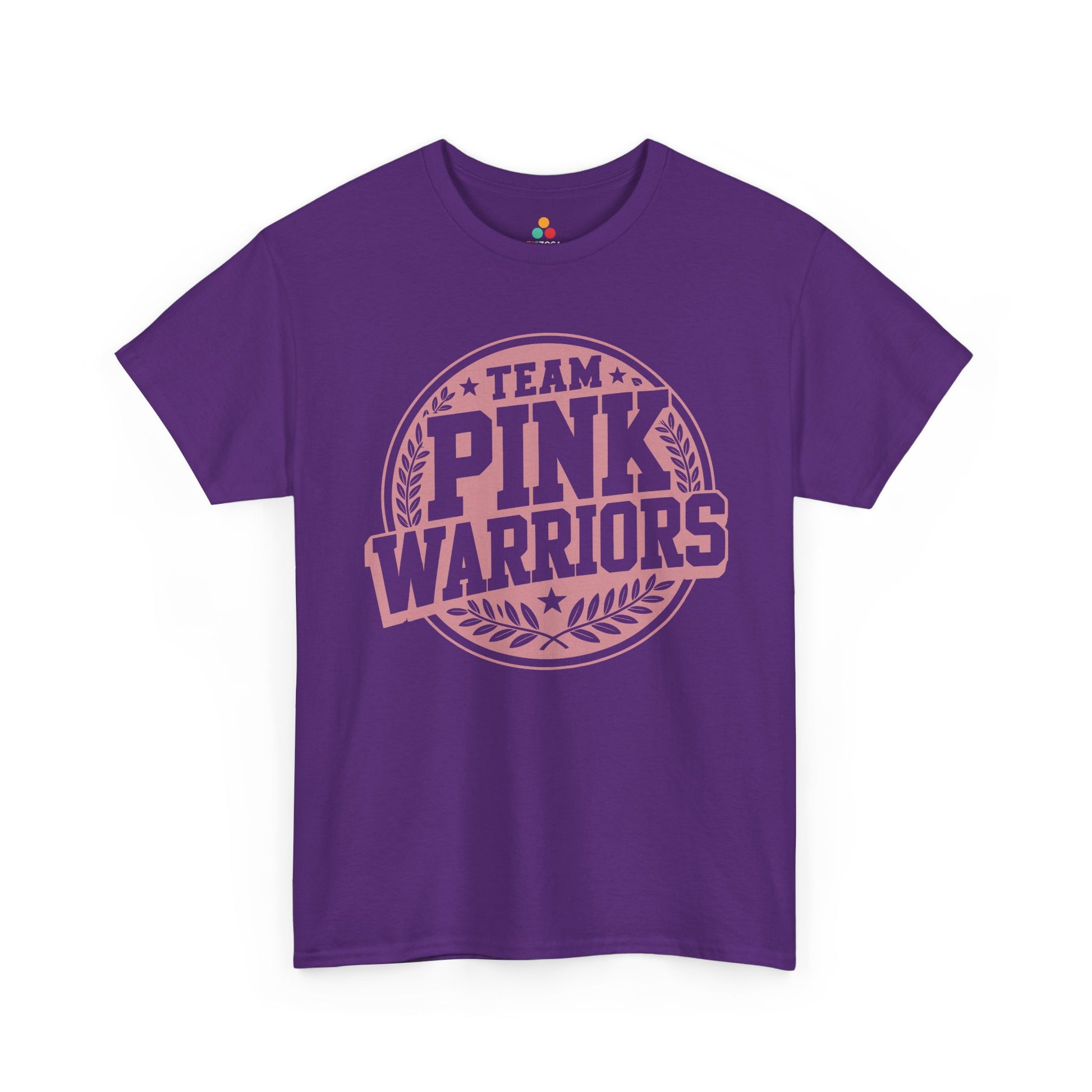 Team Pink Warriors Breast Cancer Awareness Unisex T-shirt | TEEZOCA 