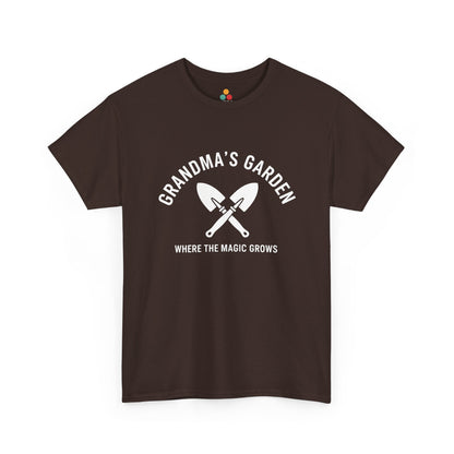Grandma's Garden Where The Magic Grows T-Shirt – Funny Grandma Gardening Gift | TEEZOCA 