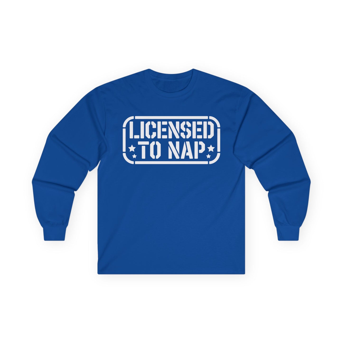 Licensed to Nap Unisex Long-Sleeve T-Shirt — Funny Napper Shirt