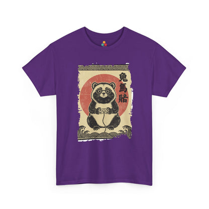 Panda Gamer Vintage Tee Japanese Ukiyo-e Graphic T-Shirt