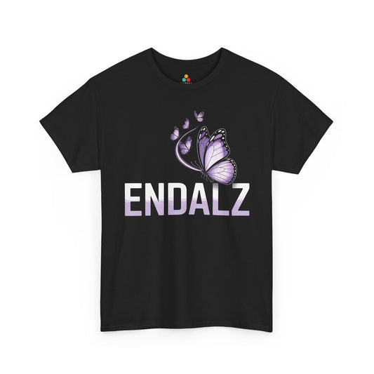 End ALZ Unisex T-shirt Purple Butterfly Alzheimer's Awareness Design | TEEZOCA 