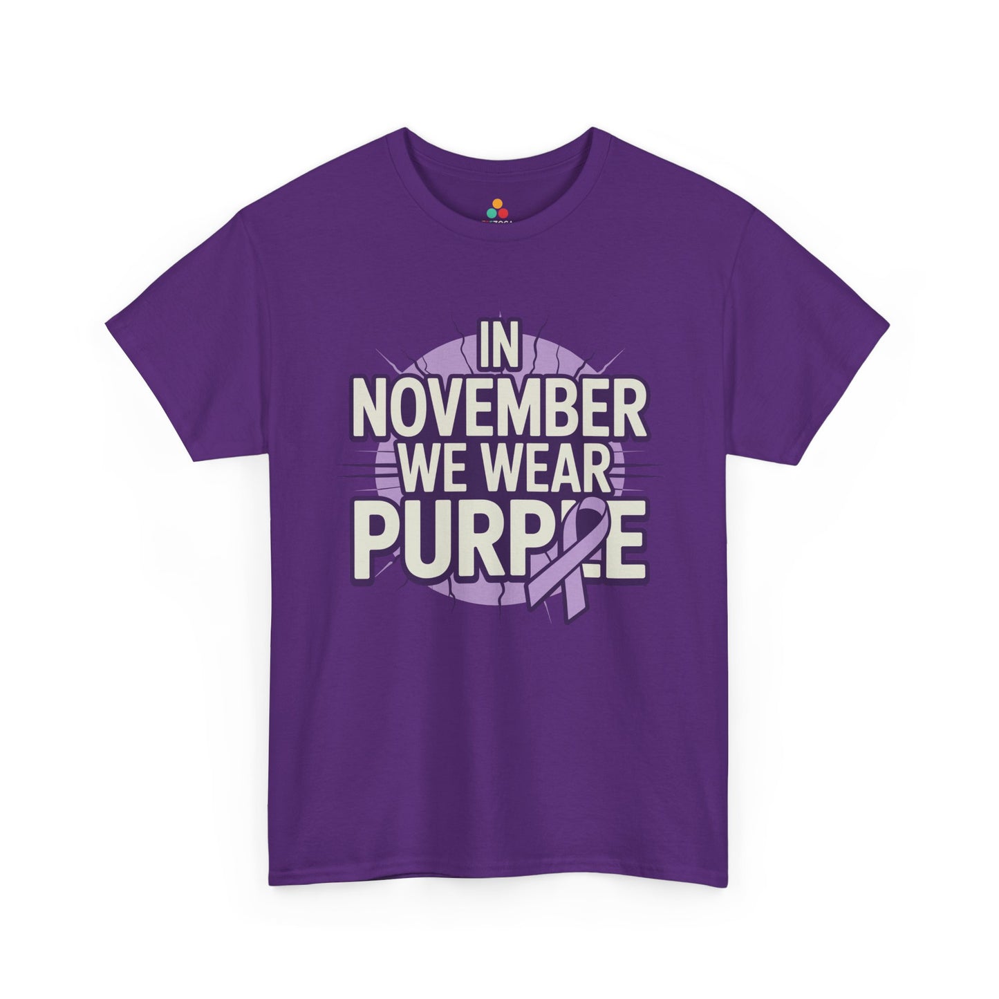 In November We Wear Purple Alzheimer Awareness Unisex T-shirt | TEEZOCA 