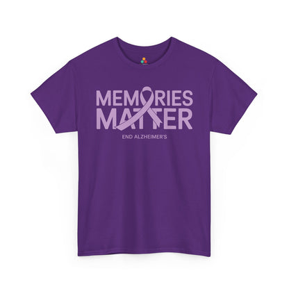 Memories Matter End Alzheimer’s Unisex T-shirt Support Tee | TEEZOCA 