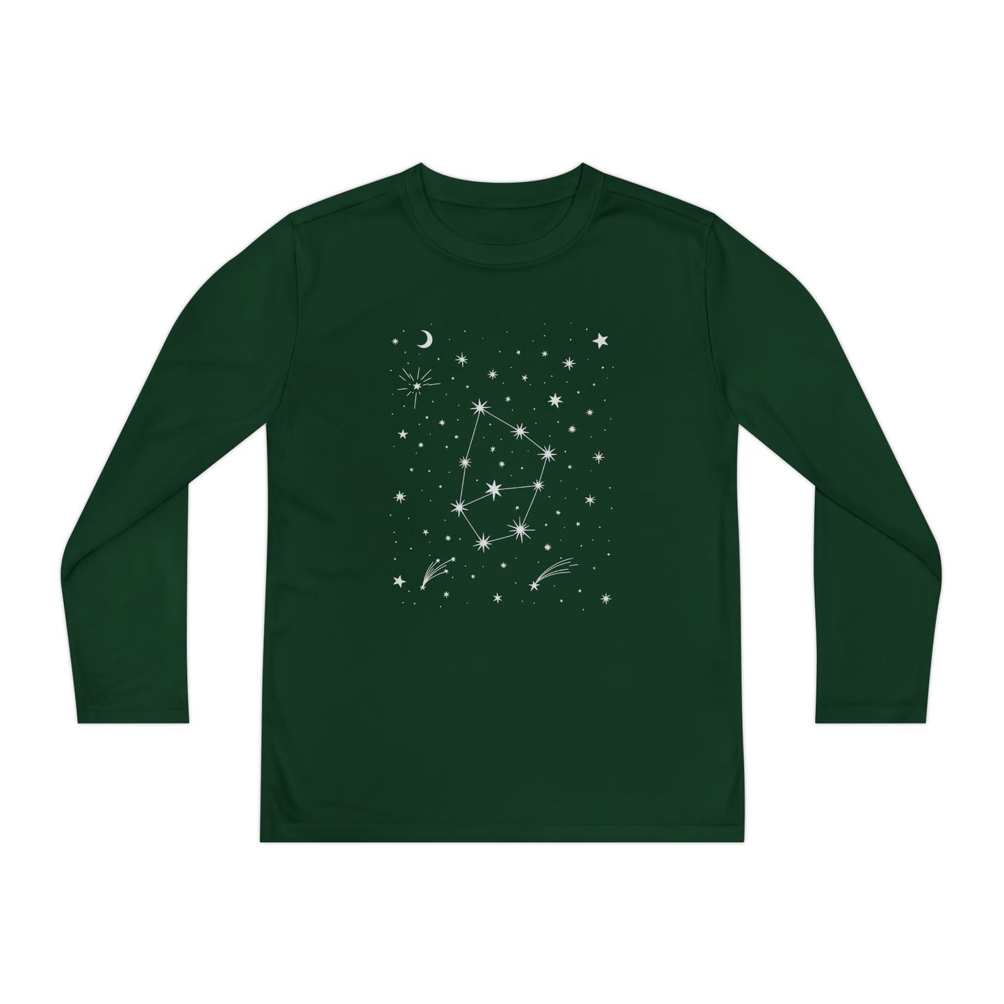 Youth Long Sleeve Tee — Star Constellation Graphic TEEZOCA