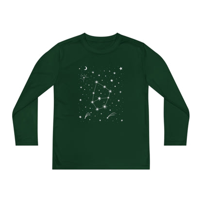 Youth Long Sleeve Tee — Star Constellation Graphic TEEZOCA
