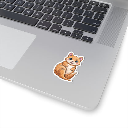 TEEZOCA kawaii fox sticker smiling woodland animal