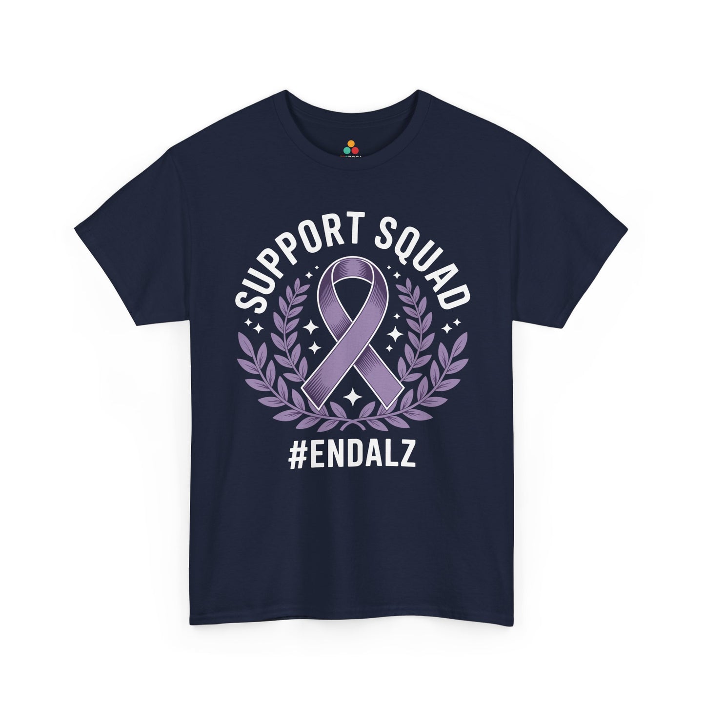 Support Squad #ENDALZ Alzheimer Awareness Unisex T-shirt | TEEZOCA 