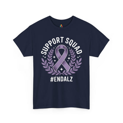 Support Squad #ENDALZ Alzheimer Awareness Unisex T-shirt | TEEZOCA 