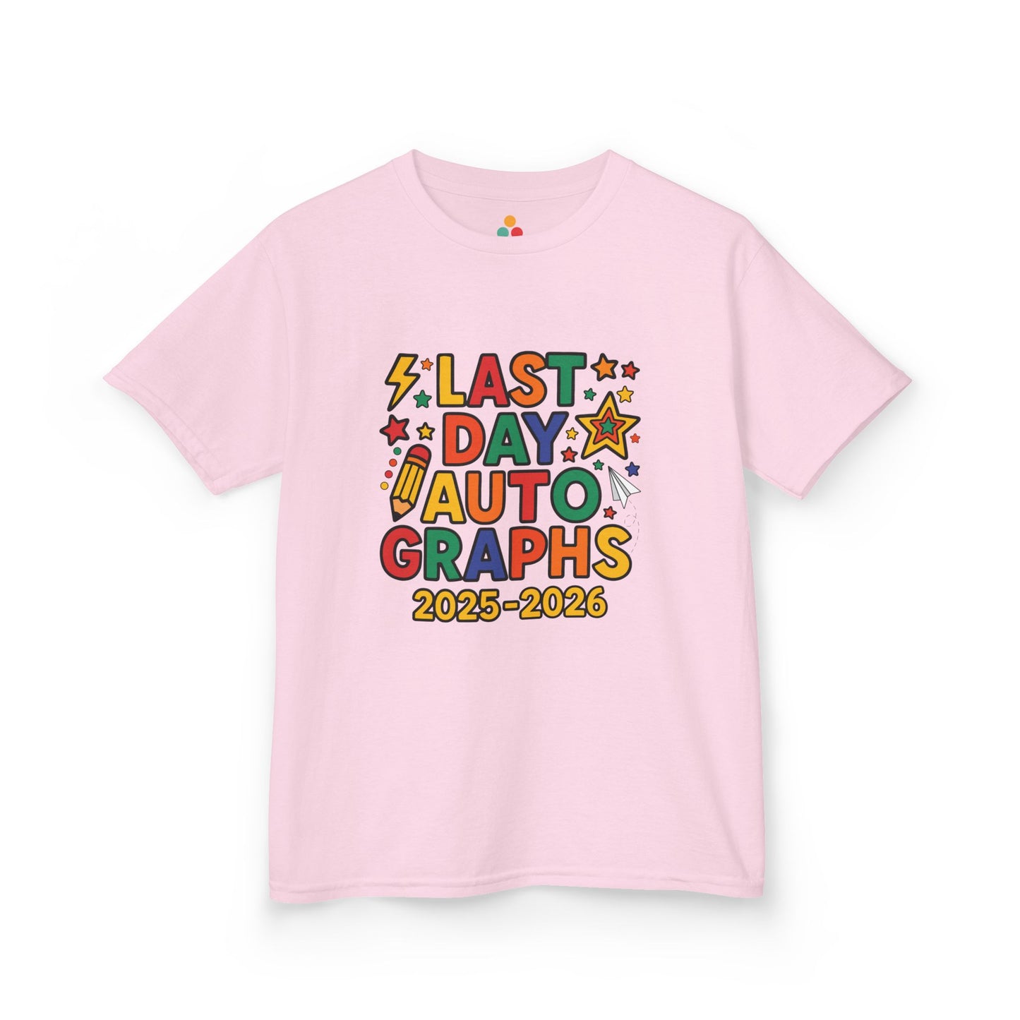 Kids Last Day of School Autograph T-Shirt 2025–2026 – Signing Shirt End of Year | TEEZOCA 