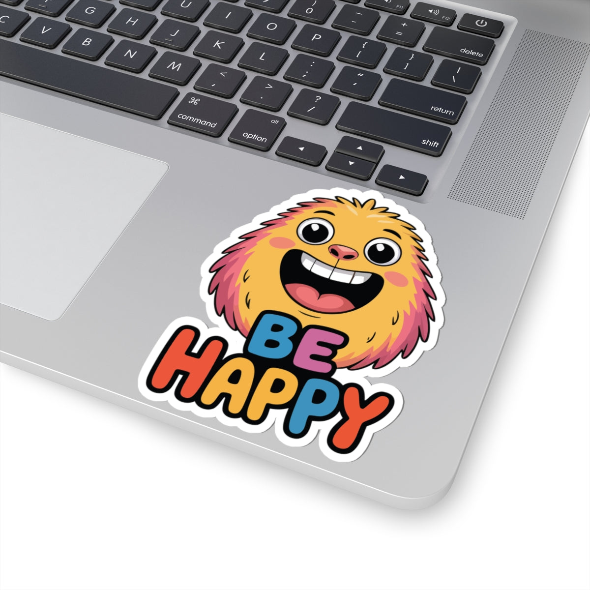 TEEZOCA be happy cute monster sticker smiling cartoon character