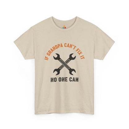If Grandpa Can’t Fix It No One Can T-Shirt – Funny Mechanic Grandpa Gift | TEEZOCA 