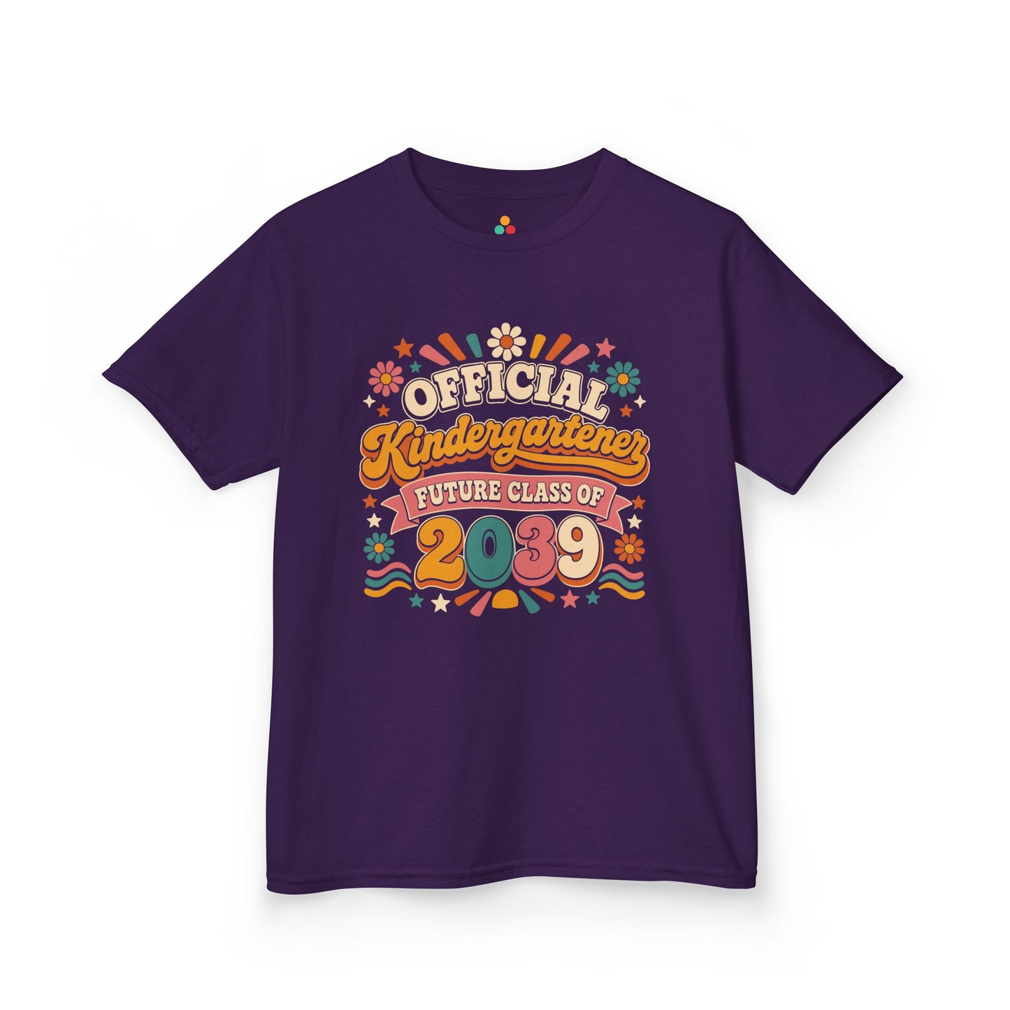 Future Class of 2039 Shirt for Kids — Retro Kindergartener Tee
