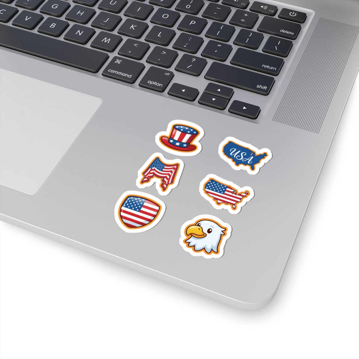 Patriotic USA Sticker Set – Cute 4th of July Aesthetic Sticker Pack | TEEZOCA 