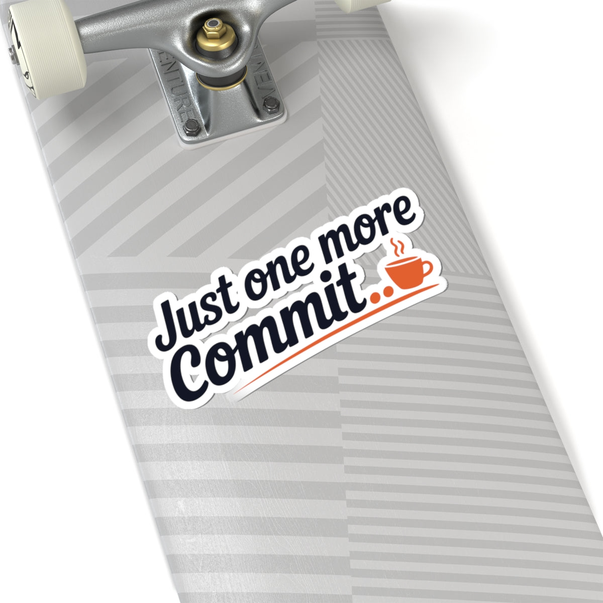 TEEZOCA just one more commit sticker coding coffee programmer design