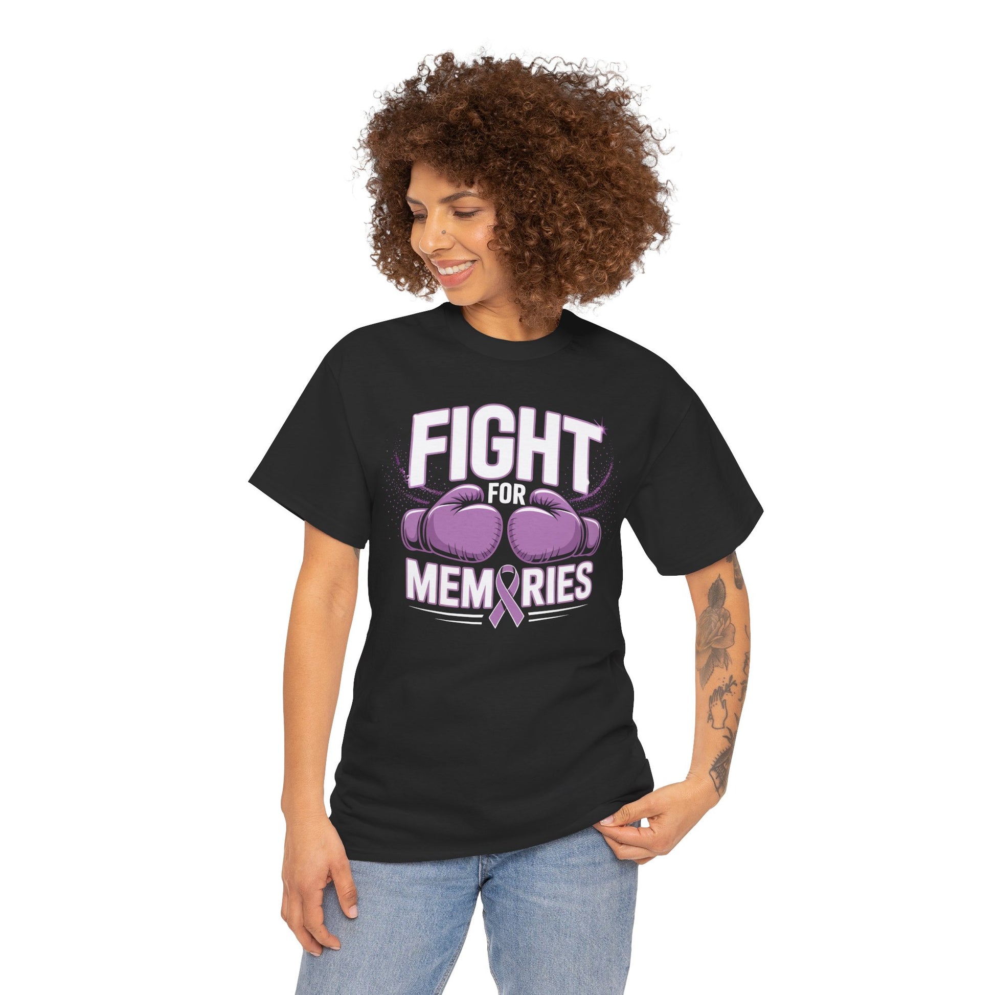 Fight for Memories Alzheimer Awareness Unisex T-shirt | TEEZOCA 