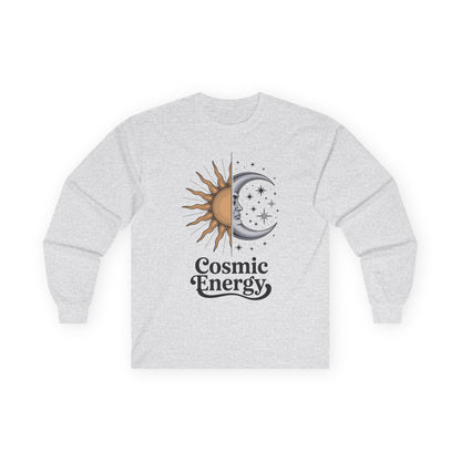 Cosmic Energy Sun and Moon Unisex Long-Sleeve T-Shirt
