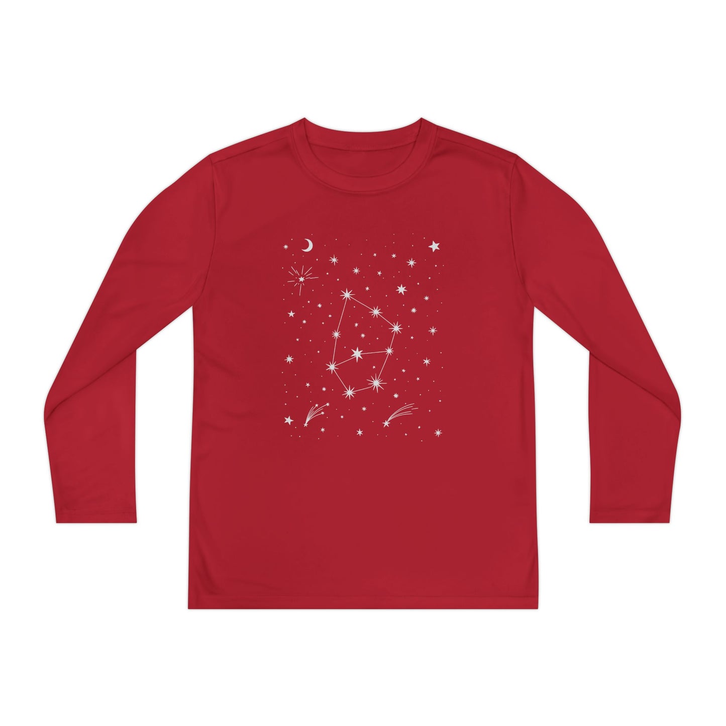 Youth Long Sleeve Tee — Star Constellation Graphic TEEZOCA