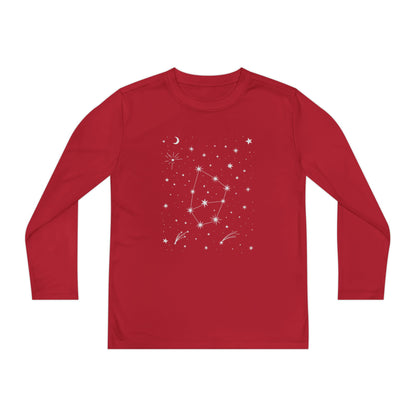 Youth Long Sleeve Tee — Star Constellation Graphic TEEZOCA